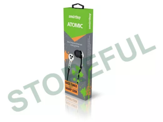 Наушники Smartbuy ATOMIC, белые (SBE-2900) / 50