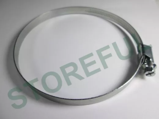 Хомут червячный цинк  90-110 мм 