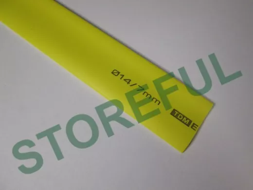 Термоусадка TDM ТУТнг 14/7 желтая 1м SQ0518-0230