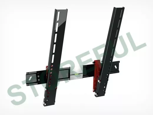 Кронштейн HOLDER LCDS-5084 черный глянец, 37"-55" (94-140 см), наклонный, нагрузка до 35 кг