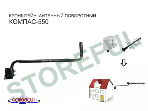 Кронштейн антенный поворотный 