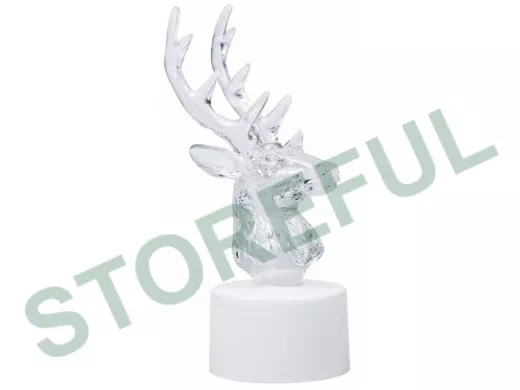 Фигура светодиодная на подставке "Олень", RGB