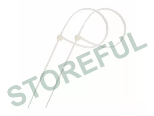 400х5мм кабельный хомут (стяжка нейлонoвая) nylon белая (100 шт) Proconnect