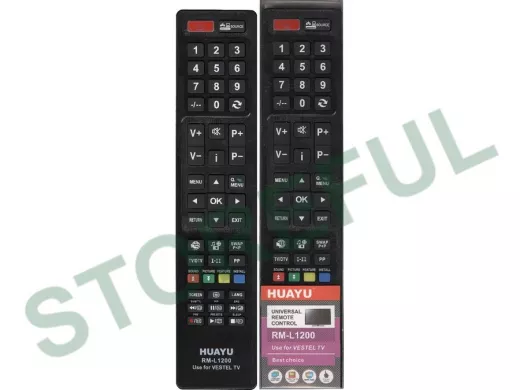 Телевиз. пульт HUAYU (for VESTEL) RM-L1200 LCD TV