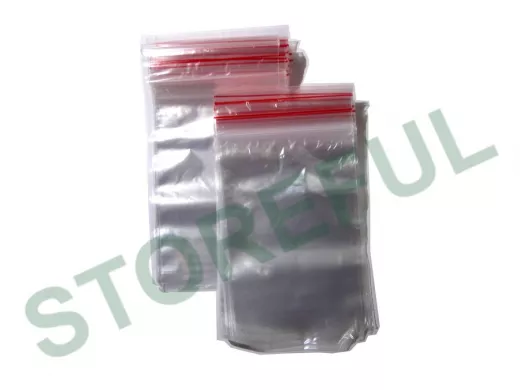 Пакет с защёлкой (замком)   70х100мм "PKT-16645" грипперы с застёжкой Zip-Lock (100шт) (цена за 1шт)