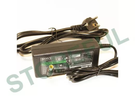 Блок питания  16 Вольт   4A  "BP-167861" шт. 4,4х6,5мм с "пином", как "Sony" со шнуром, N211