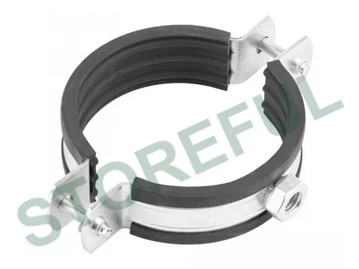 Хомут оцинкованный с гайкой М 8 1 1/4