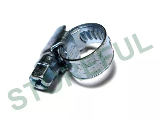 Хомут червячный цинк   8-12 мм 