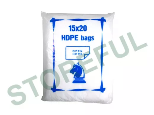 Пакет фасовочный 15х20 евро 6 мкм ПНД ЭКОНОМ Ш  (1000шт./уп) (цена за 1уп)