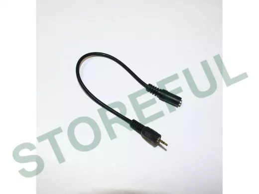 Шнур шт-2,5-(4конт.) х 1гн-3,5 (4конт.) 0,30м (gold plastik) "Preimer" 2-019G