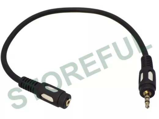 Шнур шт-3,5 х 1гн-2,5 0,30 м stereo (gold plastik) "Premier" 5-133-4 0,3