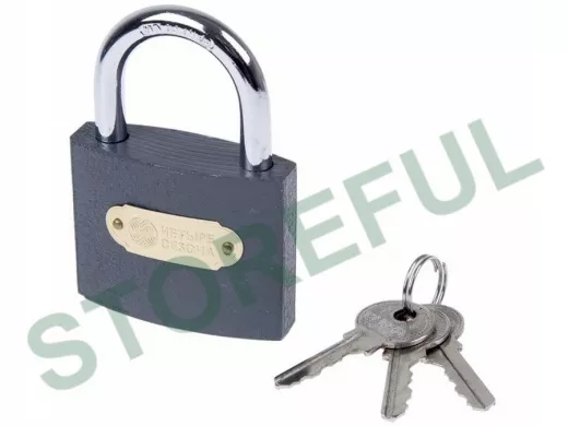 Навесной замок 75 мм чугун "Четыре Сезона" 79-0007