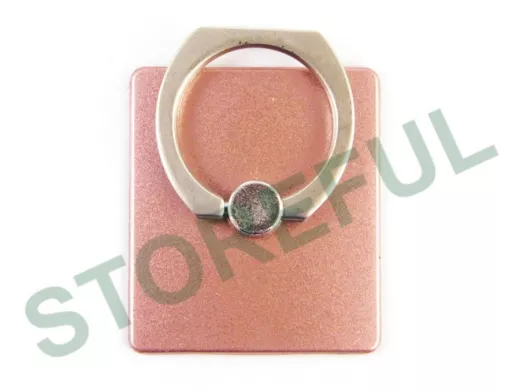 Подставка  для смартфона мини, универсальный,  "Кольцо", квадрат, фиолетовый