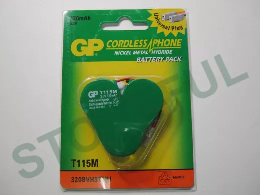 Аккумуляторы  GP T-115 (280mA 3.6V)