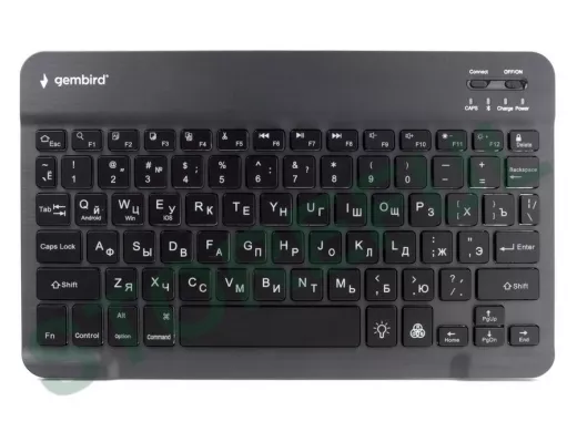 Беспроводная клавиатура Gembird KBW-4, 78кл, Bluetooth, ножн.тип клавиц, ультра-тонкая