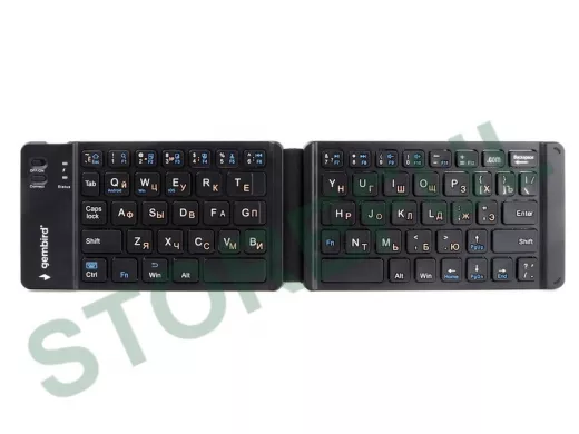 Беспроводная клавиатура Gembird KBW-6, 67кн., Bluetooth, складная, ультра тонкая