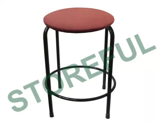 Табурет с подставкой для ног и полкой 