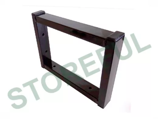 Кронштейн для полок, высота 15см, один уровень, вылет 21см, 4 отв., черный "LOFTOM 212122"