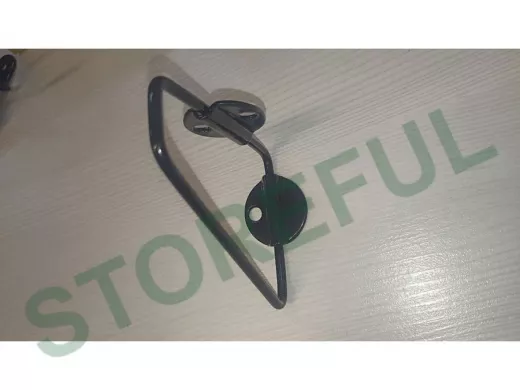 Кронштейн (К СТЕНЕ) для полки, высота 7,5см, вылет 9см, черный 