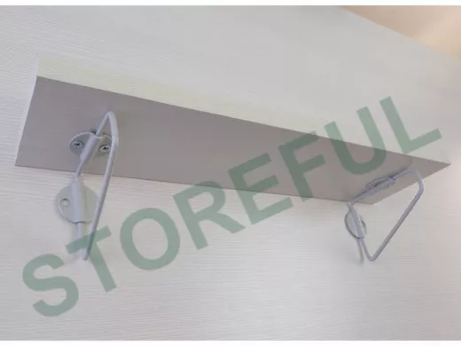 Ключница, полка для ключей, серый 