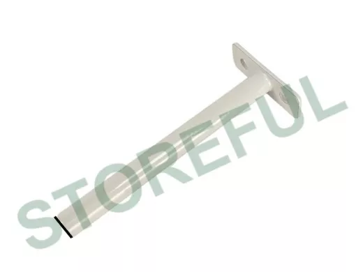 Прочная стальная ножка для стола, диаметр 12мм, высота 12 см, серая, 1шт 