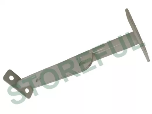 Кронштейн для скрытого крепления полок и панели, 12х165мм, серый, 1шт 