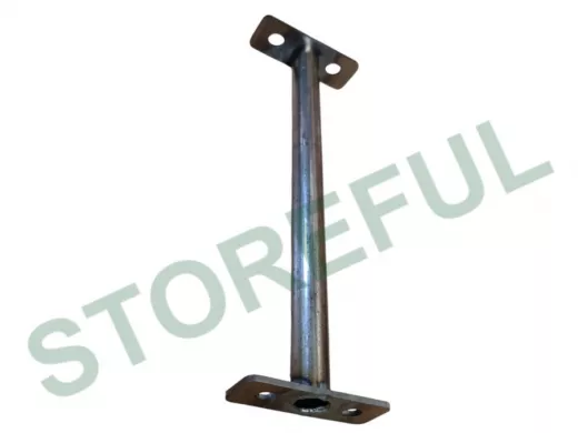 Кронштейн для многоуровневых полок, диаметр 12мм длина 165мм, черный, 1 шт 