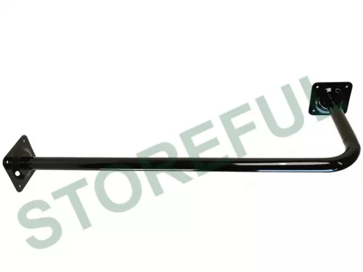 Поручень угловой для домов снаружи и внутри, ширина  80см высота 30см 