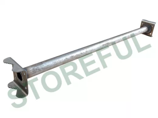 Кронштейн для параллельных труб диаметром от 15 до 51мм длина  75см "HIWOLL-217079" стальной, серый