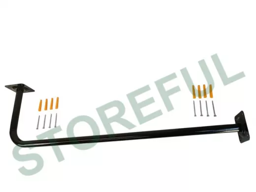 Поручень угловой для домов к стене или потолку, ширина 100см высота 30см 