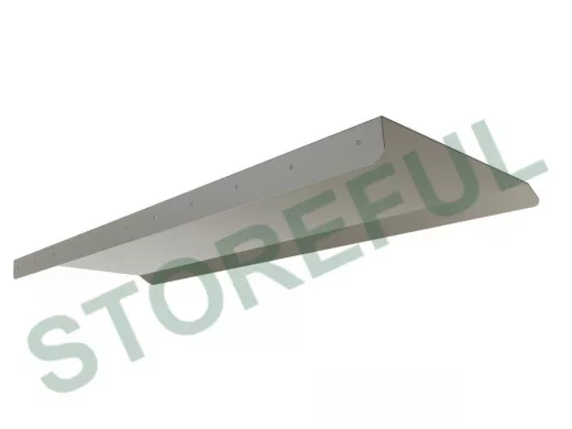 Козырёк для защиты электрощита от дождя "POHER-217431" серый, ширина 120 см, вылет 40 см, сталь 2 мм