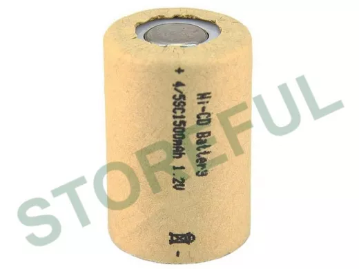 Аккумуляторы для шуруповерта 4/5SC 1500мАч 1,2 В Орбита Ni-Cd (цена за 1шт)