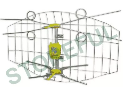 Телевизионная антенна ASP-4  "Локатор" с корпусом для усилителя