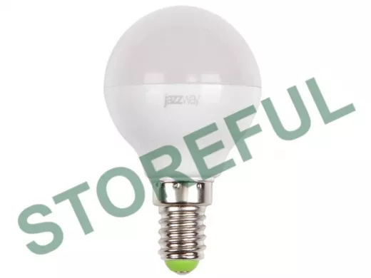 Светодиодная лампа JazzWay PLED-SUPER POWER  G45  7W=60W  3000K  530Lm  E14   230/50
