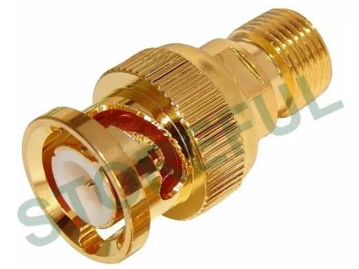 Переходник F-гнездо / BNC-штекер GOLD PROCONNECT