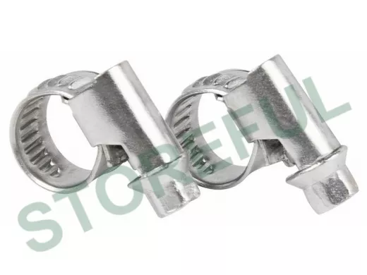Хомут червячный цинк   8-12 мм "ABI-27467"