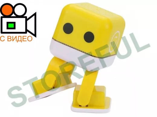 Колонка Bluetooth  F-666 Танцующий робот, аккумулятор, зарядка microUSB, громкий динамик