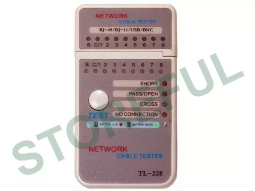 Цифровой тестер LAN "мини"  RJ-45