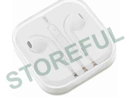 Гарнитура  с микрофоном белые