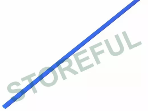 2.5 / 1.25 мм 1м термоусадка синяя  REXANT