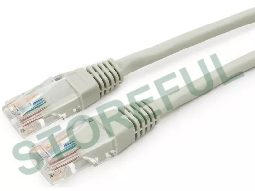 Патч-корд Cablexpert PP10-0.5M кат.5e, 0.5м, медный UTP литой, многожильный (серый) PP10-0.5M