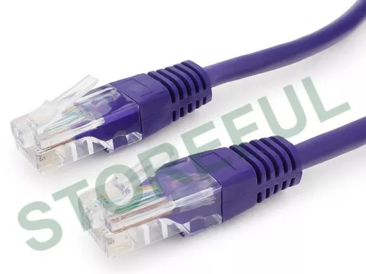 Патч-корд Cablexpert PP12-0.5M/V кат.5e, 0.5м, UTP литой, многожильный (фиолетовый) PP12-0.5M/V