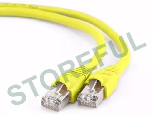 Патч-корд Cablexpert PP6-5M/Y-O кат.6, 5м, FTP литой, многожильный (жёлтый) PP6-5M/Y-O