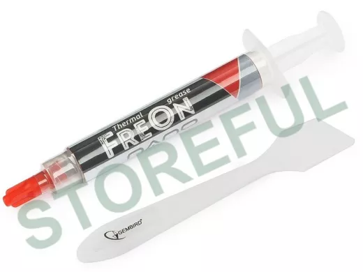 Термопаста Gembird FreOn Nano GF-31-1.5 для радиаторов, 1,5 г, шприц GF-31-1.5