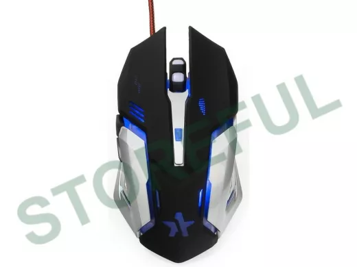 Мышь игровая Гарнизон GM-760G, "Арктур 2", код "Survarium", USB, чип Х3, черн., софт тач, 3200 DPI,