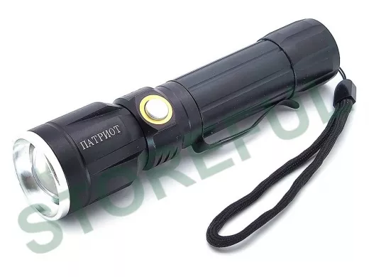 Фонарь  ручной Патриот SL-K8 (1L, 18650.,ZOOM)/60
