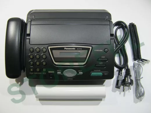Телефон-факс  "Panasonic KX-FT72RU-B" чёрный