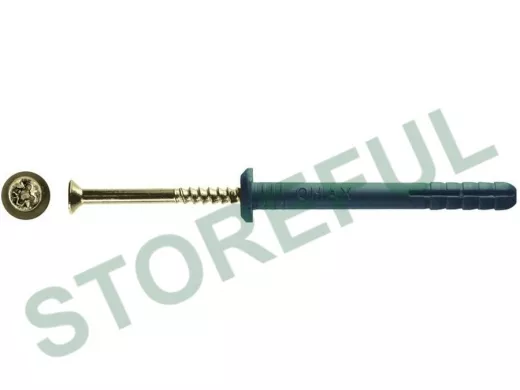 Дюбель с шурупом 6х40 Грибовидный борт 