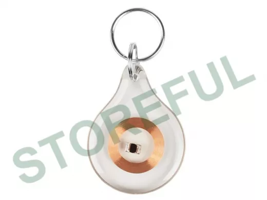 Электронный ключ (брелок прозрачный) 125 kHz формат Em-Marin индивидуальная упаковка 1 шт.