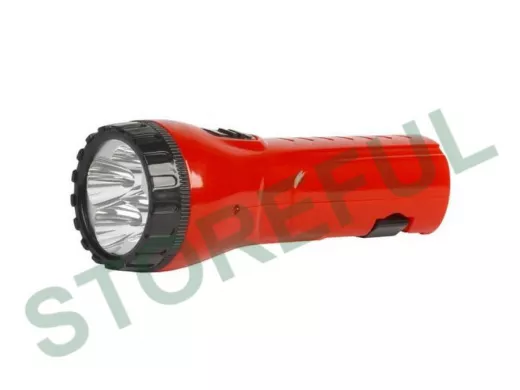 Фонарь  аккумуляторный с прямой зарядкой Smartbuy светодиодный 7 LED красный (SBF-95-R)